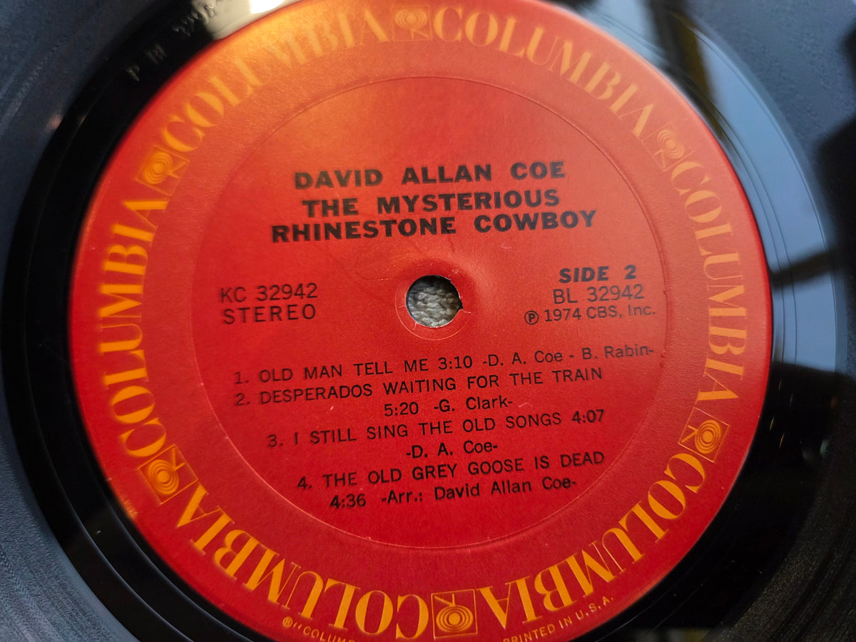 DAVID ALLAN COE THE MYSTERIOUS RHINESTONE COWBOY
