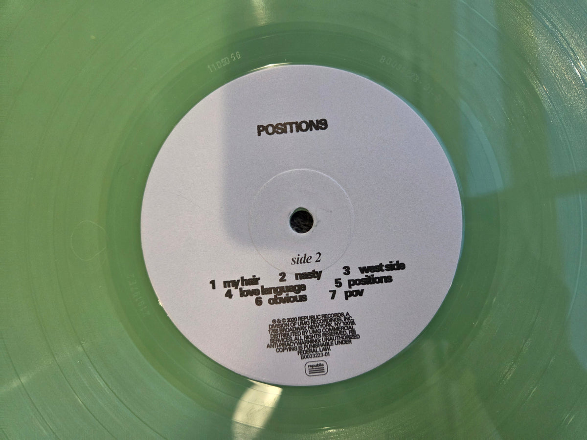 ARIANA GRANDE POSITIONS GREEN TRANSLUCENT