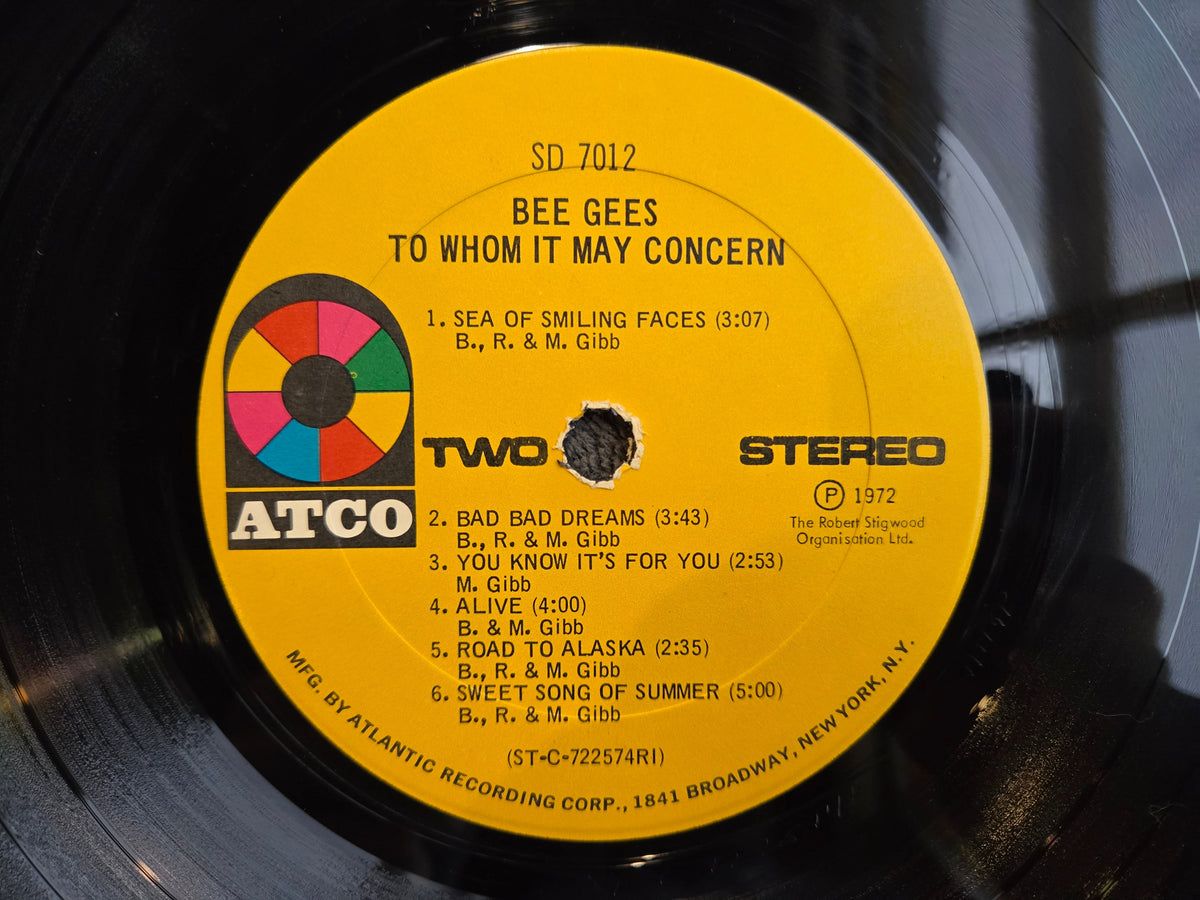 BEE GEES TO WHOM IT MAY CONCERN POP UP