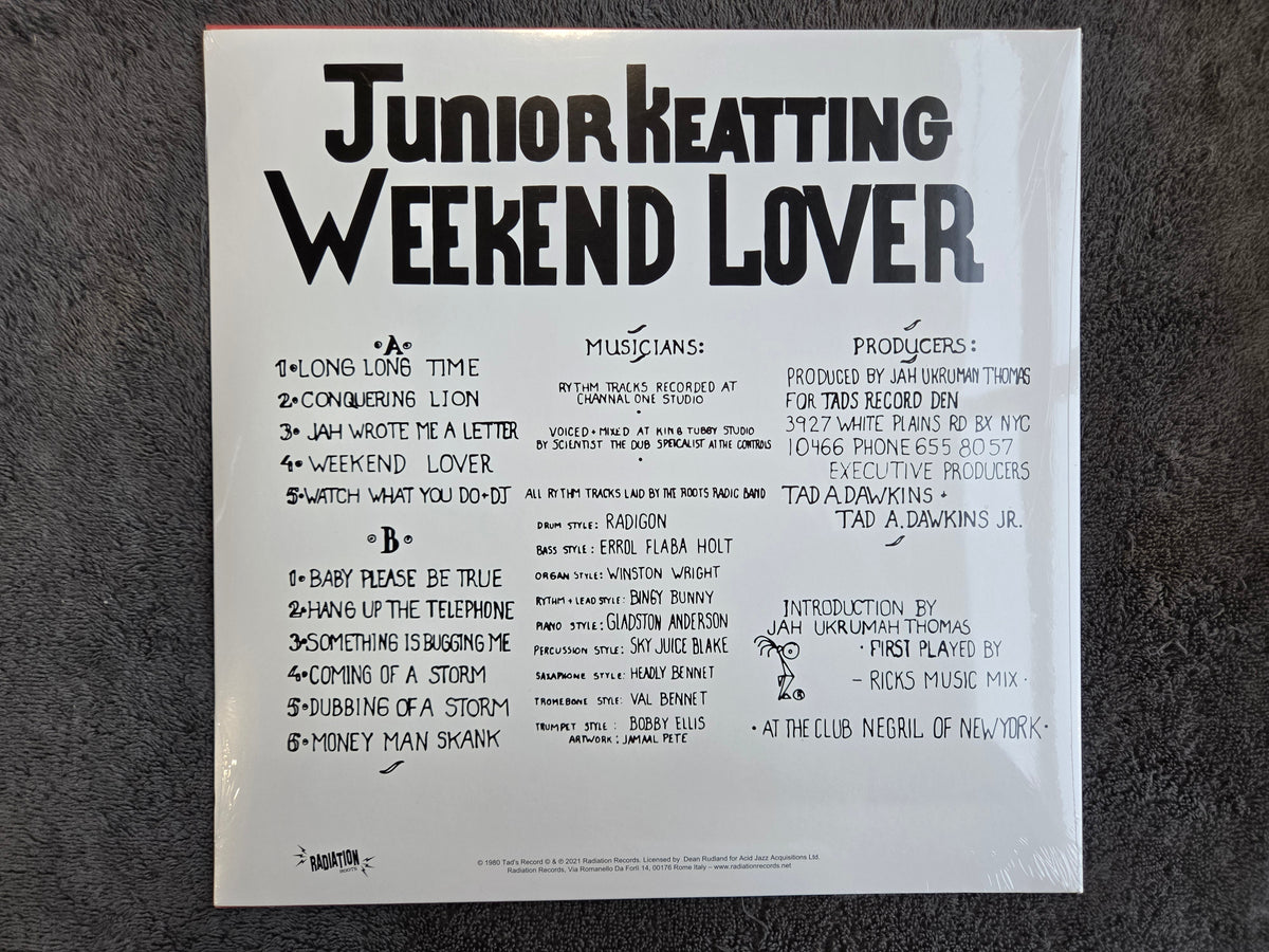 JUNIOR KEATING WEEKEND LOVER NEW