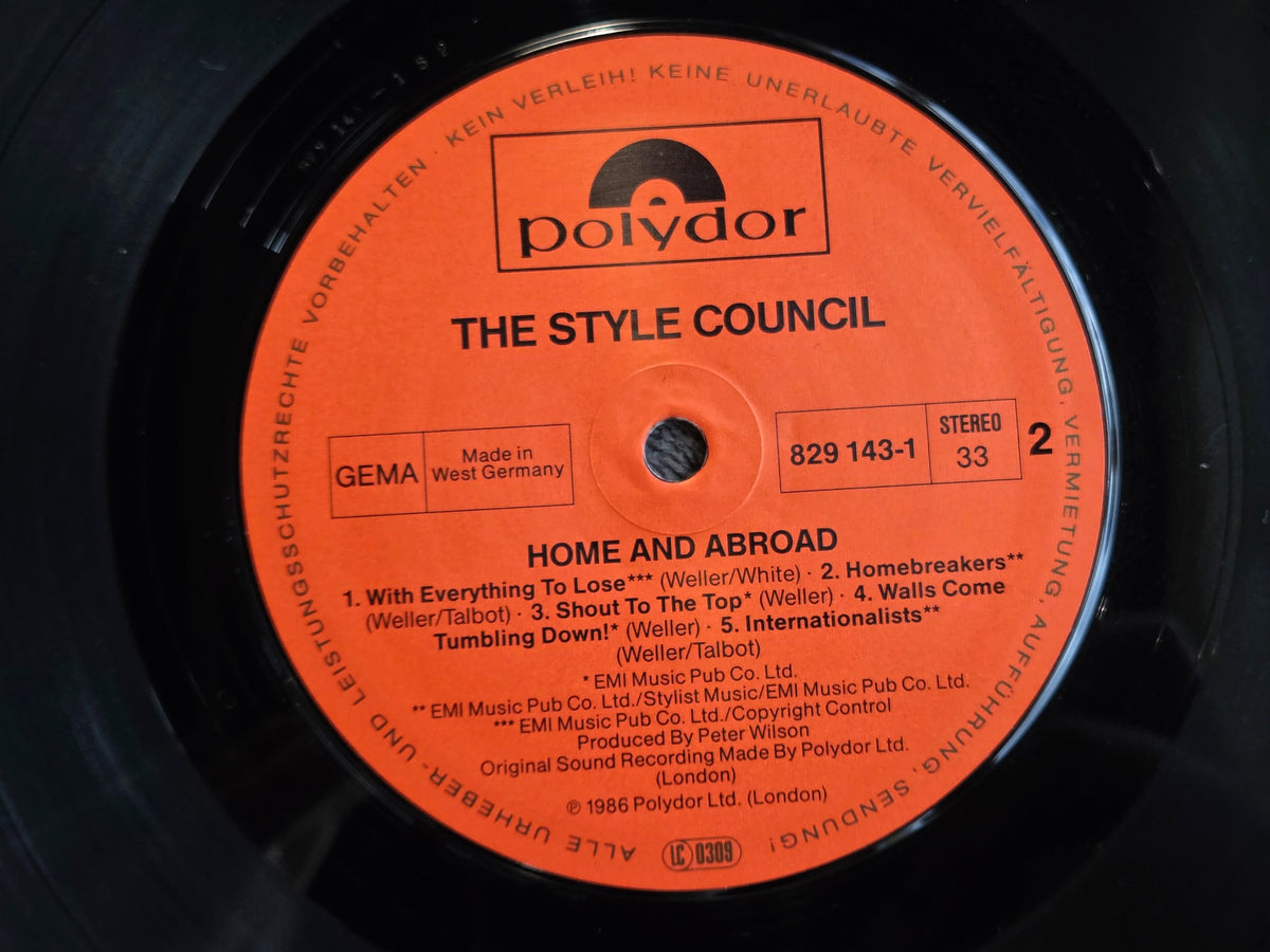 STYLE COUNCIL LIVE HOME & ABROAD GER IMP