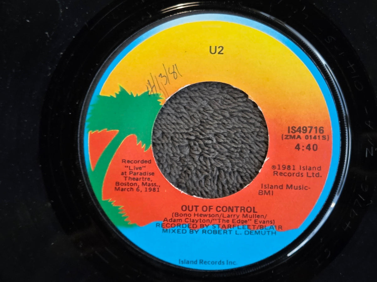 U2 I WILL FOLLOW PROMO PS 7"