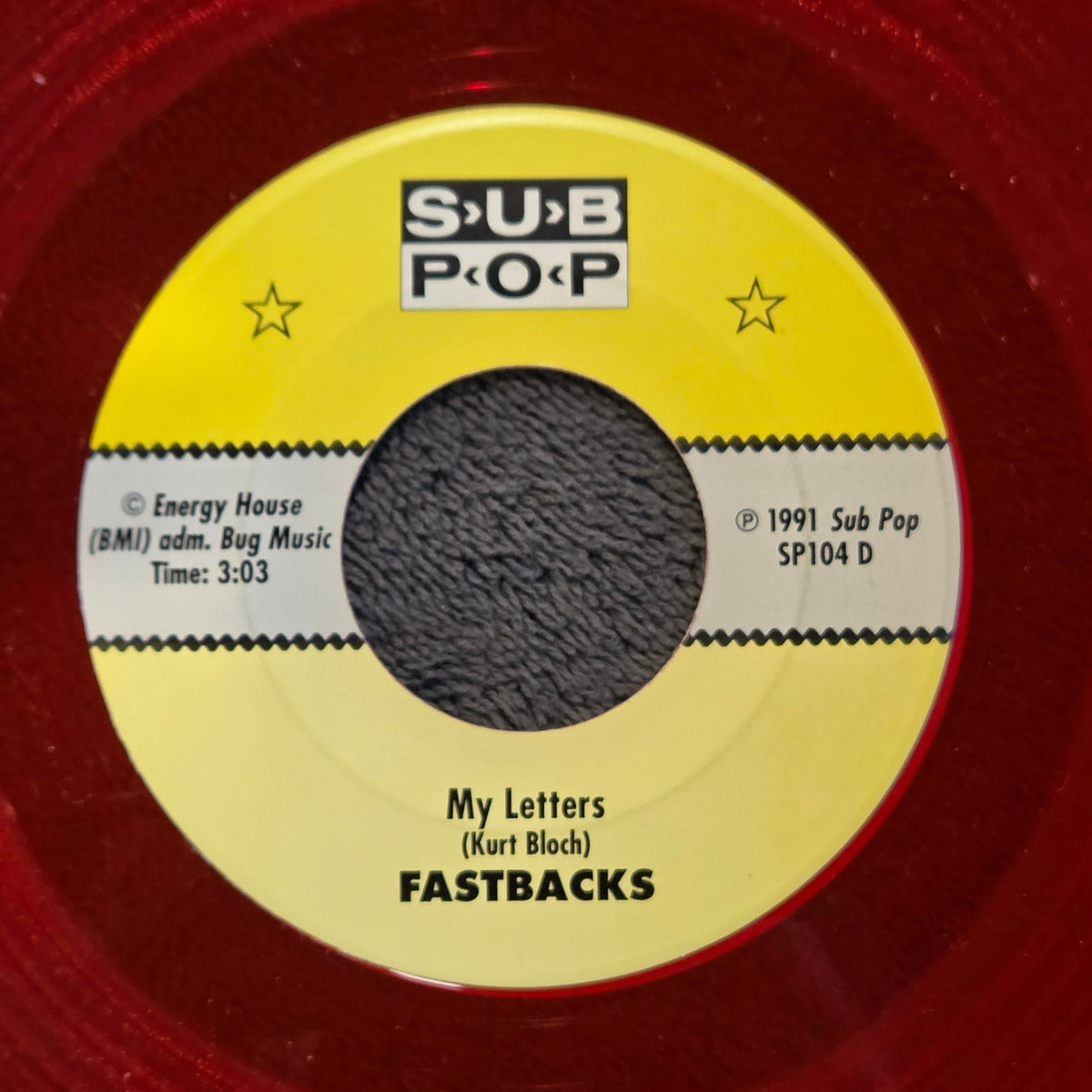 FASTBACKS THE ANSWER IS YOU RED 7"