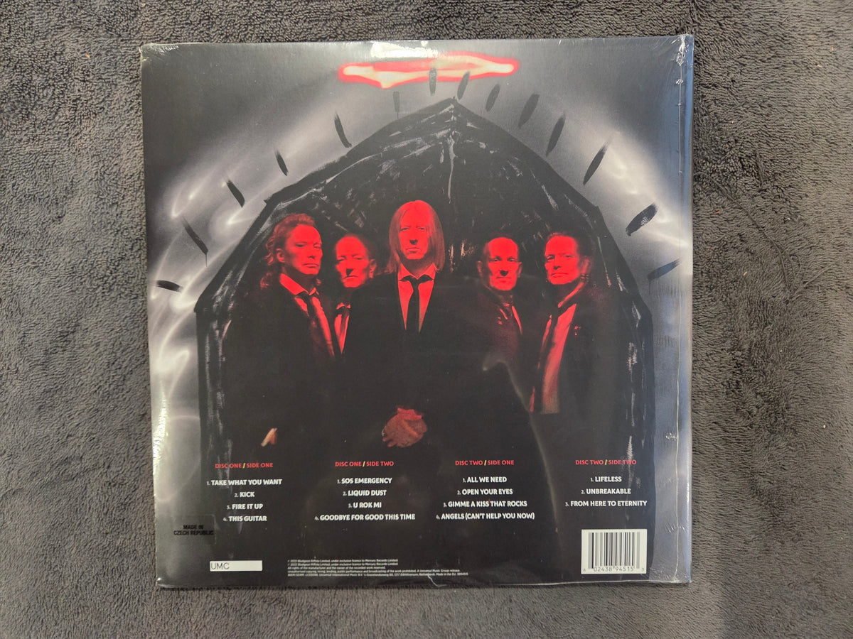 DEF LEPPARD DIAMOND STAR HALOS NEW RED/YELLOW