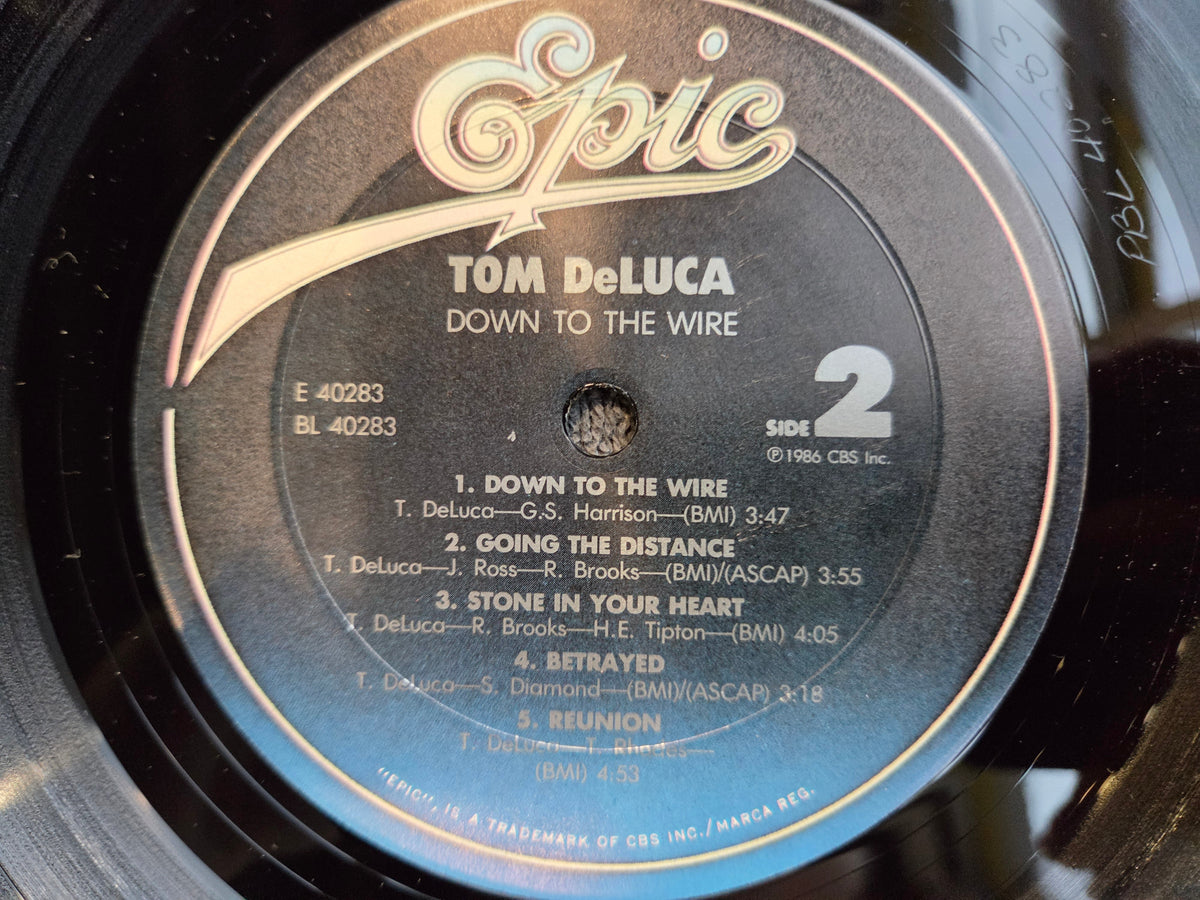 TOM DE LUCA DOWN TO THE WIRE