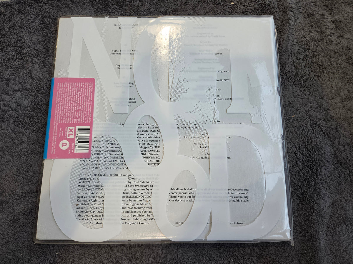 BADBADNOTGOOD TALK MEMORY WHITE NEW