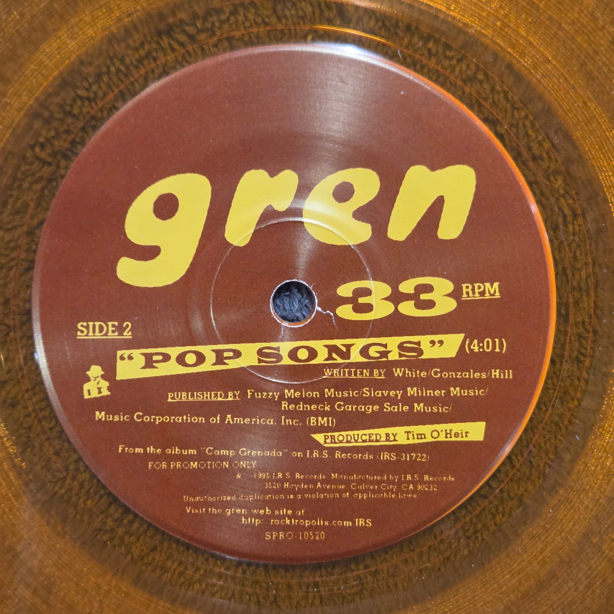 GREN SHE SHINES PS ORANGE 7"