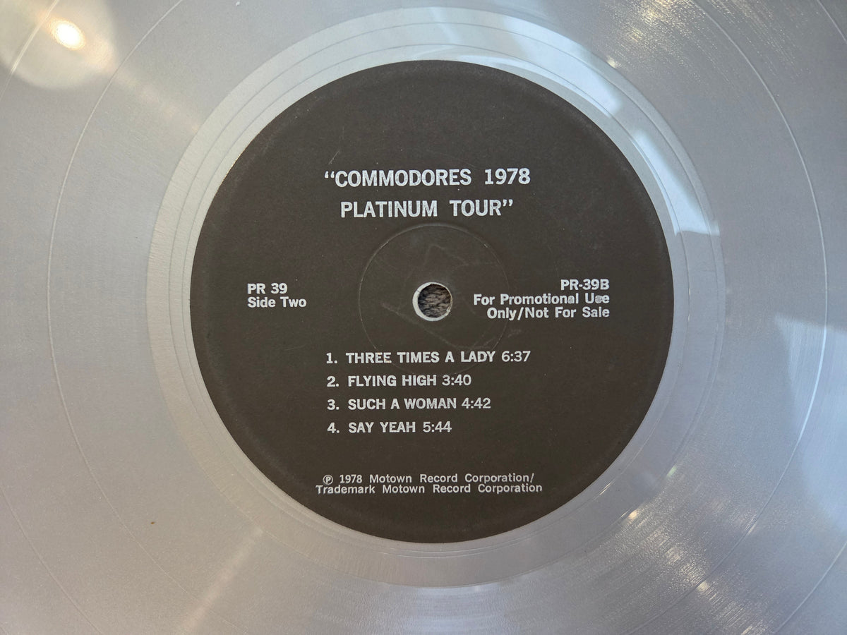 COMMODORES 1978 PLATINUM TOUR PROMO SILVER