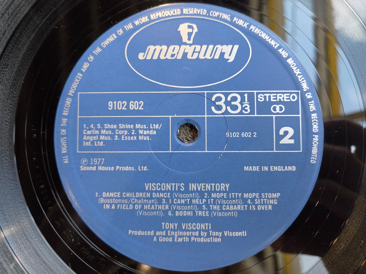 TONY VISCONTI INVENTORY UK IMP