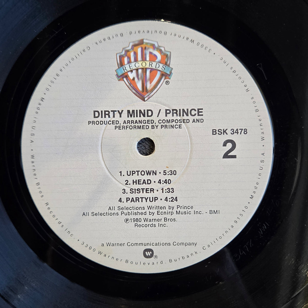 PRINCE DIRTY MIND 1P