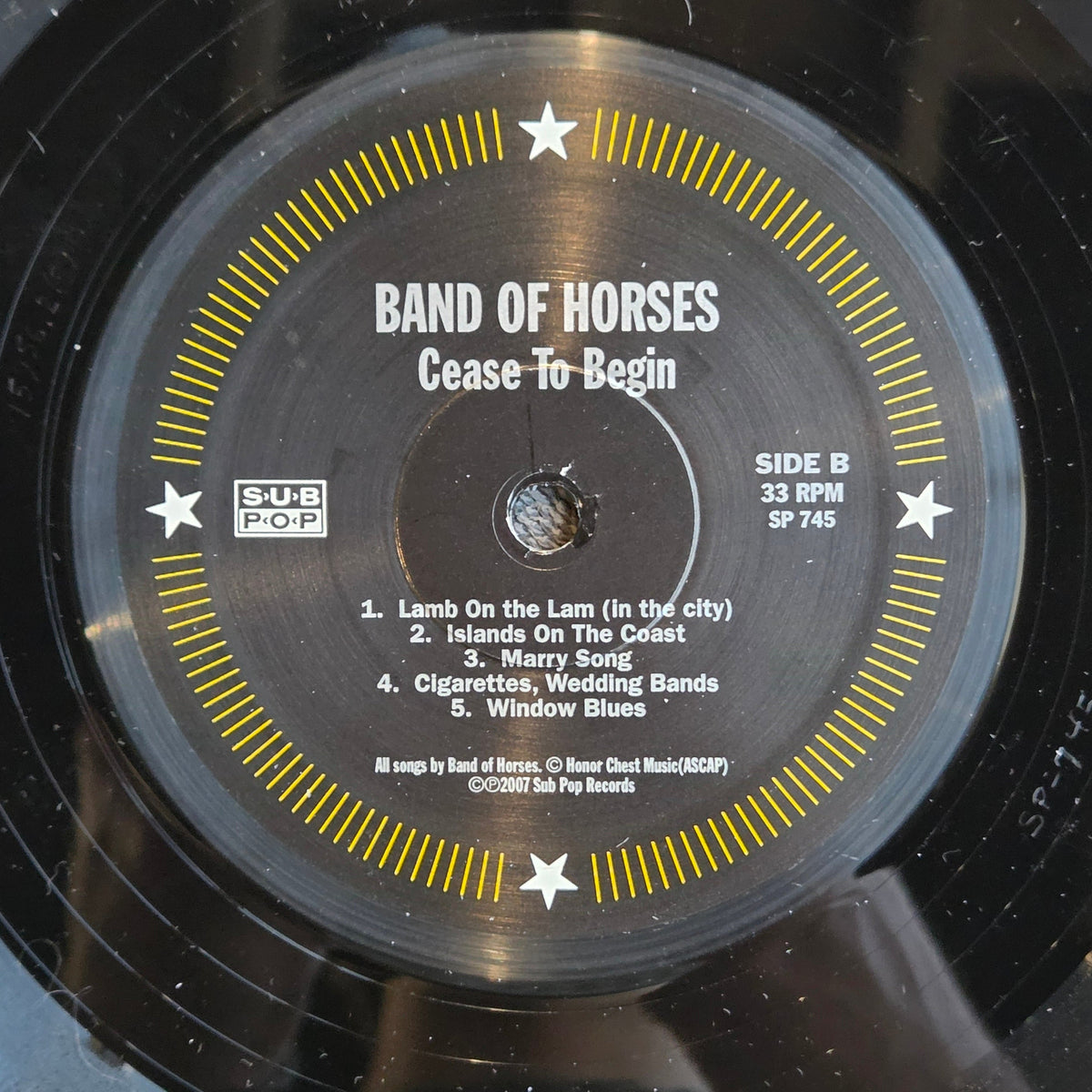 BAND OF HORSES CEASE TO BEGIN