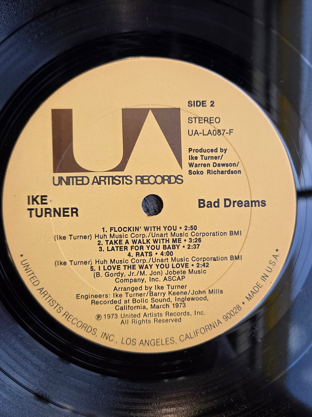 IKE TURNER BAD DREAMS