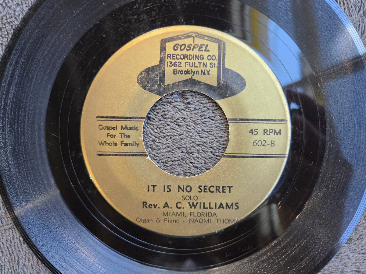 AC WILLIAMS IN TIMES LIKE THESE 7"