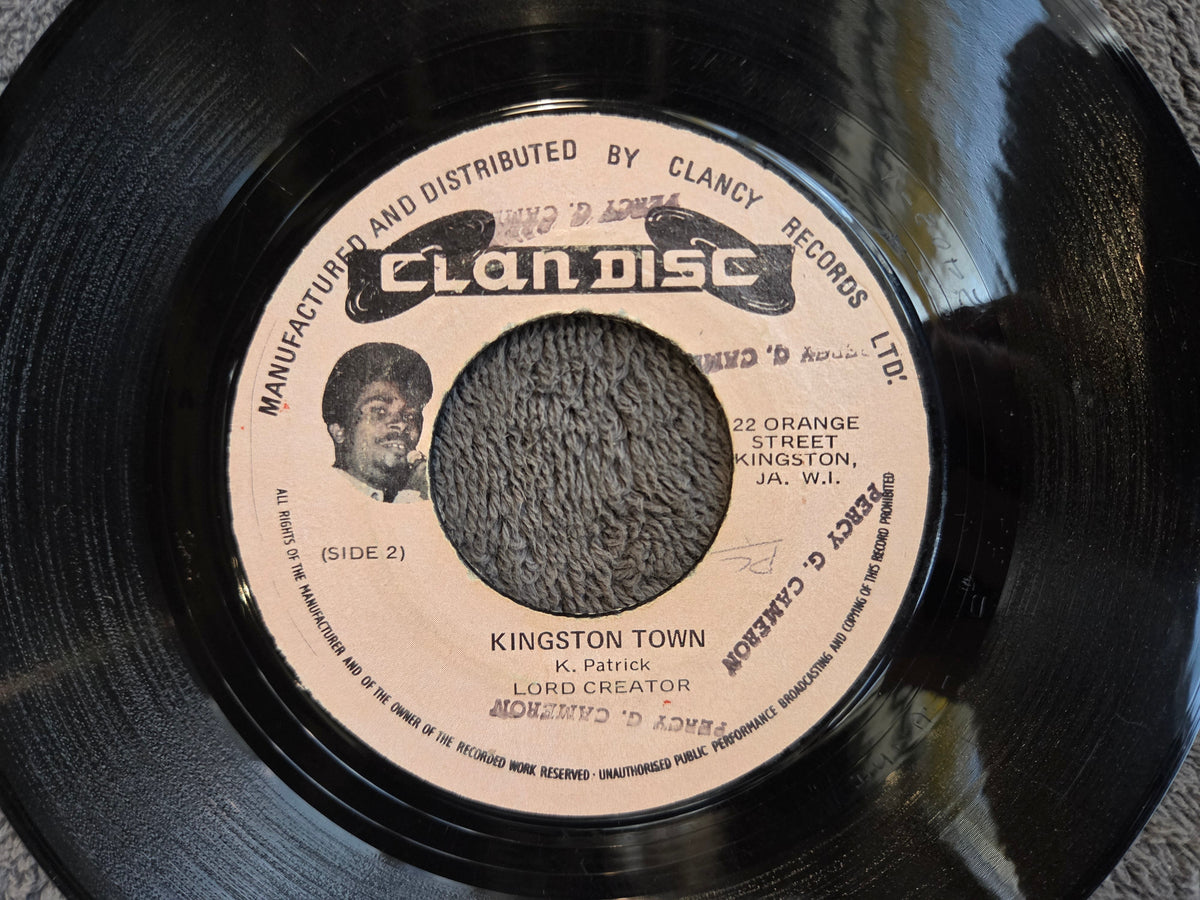 LORD CREATOR KINGSTON TOWN PINK LABEL JAM IMP 7"
