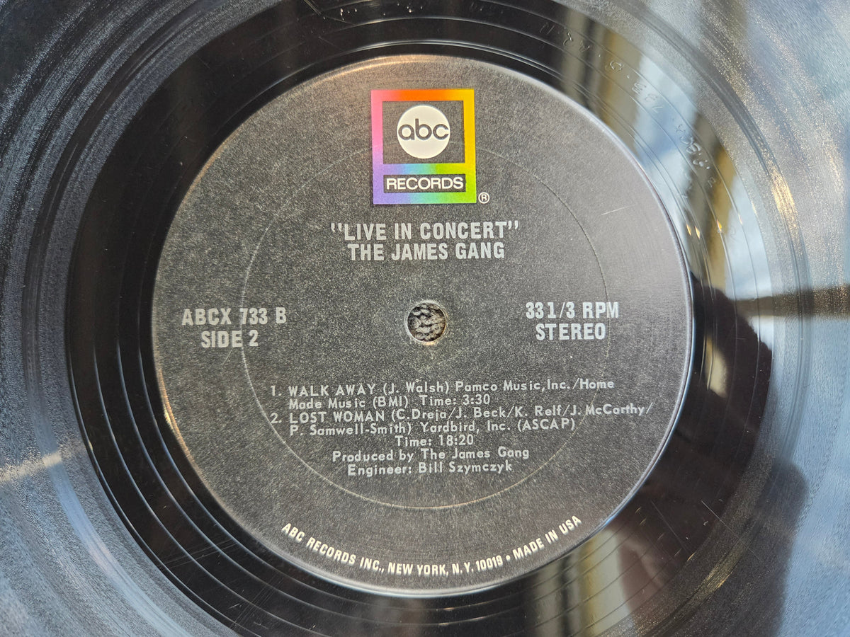 JAMES GANG LIVE IN CONCERT