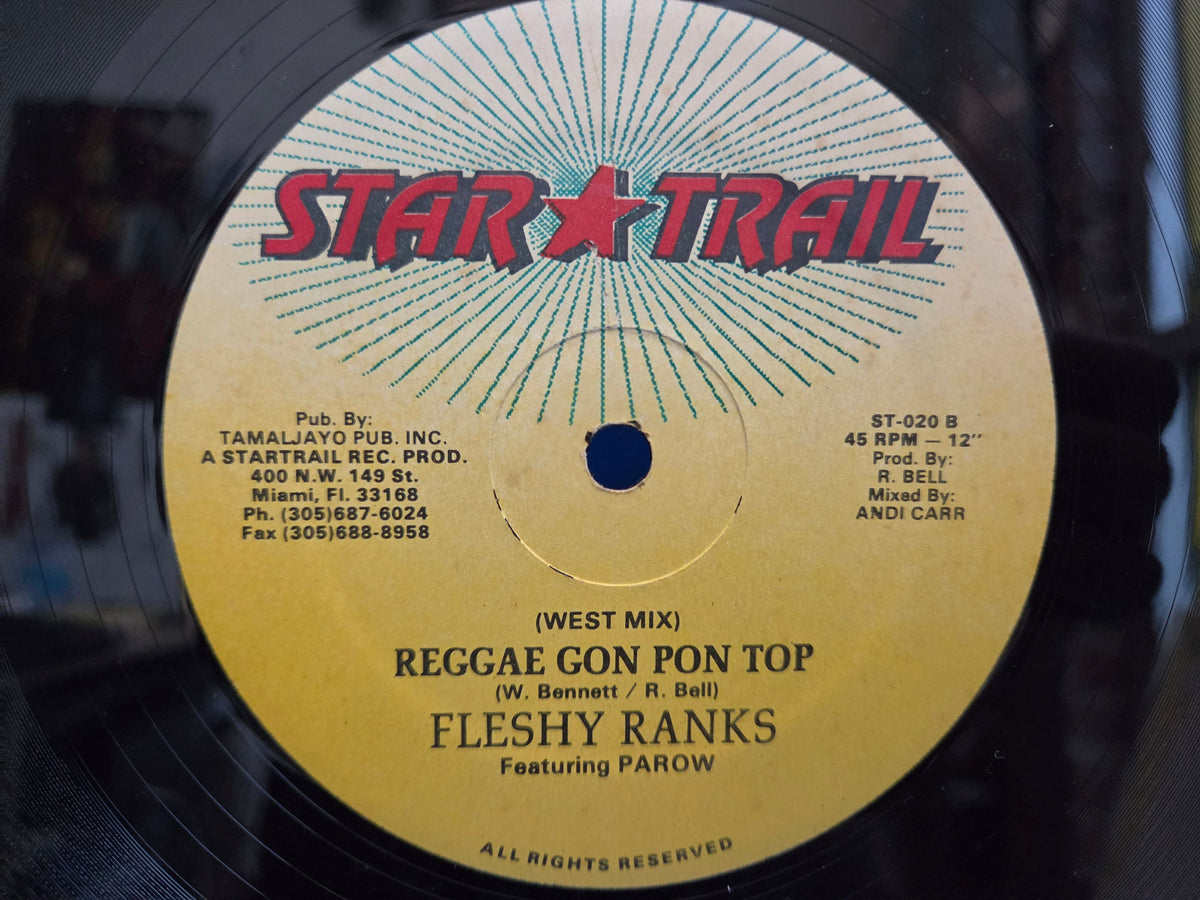 FLESHY RANKS REGGAE GON PON TOP 12"