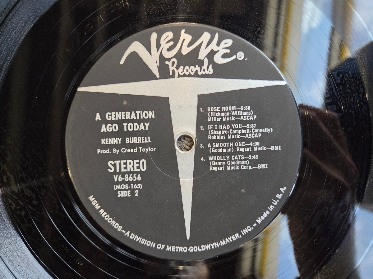 KENNY BURRELL A GENERATION AGO TODAY