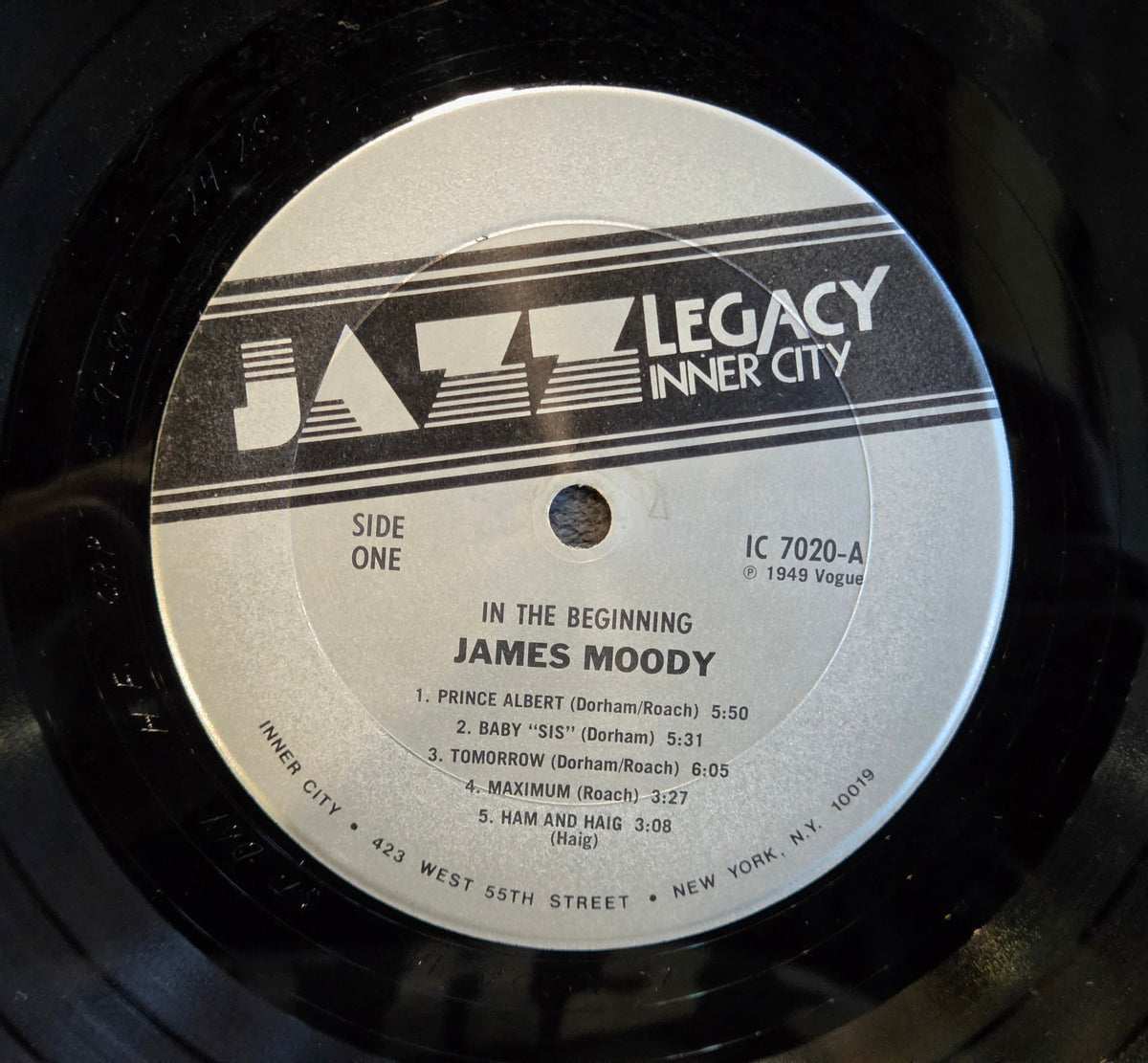 JAMES MOODY IN THE BEGINNING