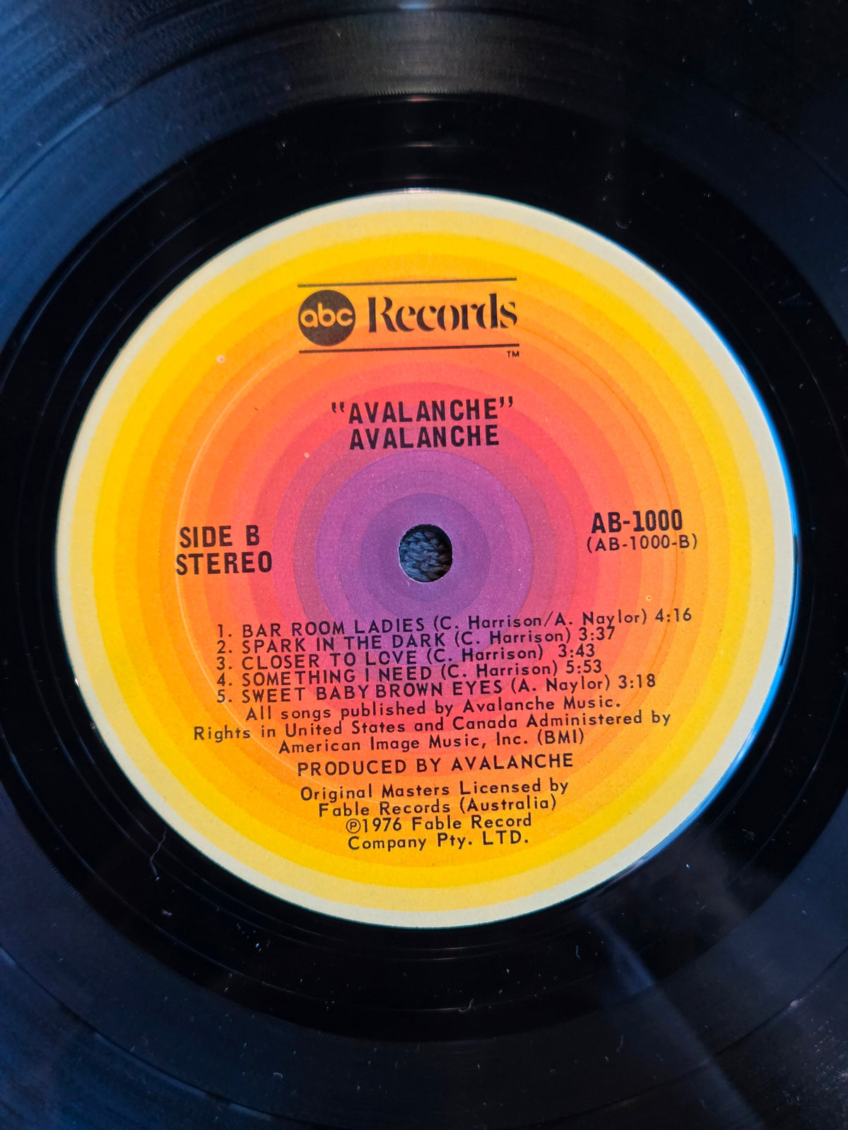 AVALANCHE S/T