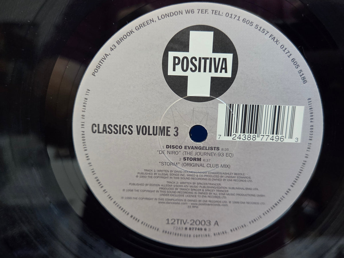 POSITIVA CLASSICS VOLUME 3 UK 12"