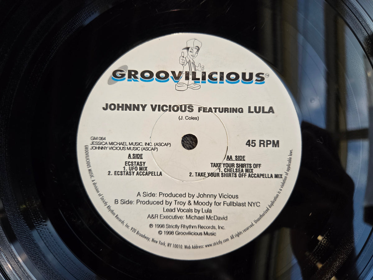 JOHNNY VICIOUS ECSTACY FEATURING LULA 12"