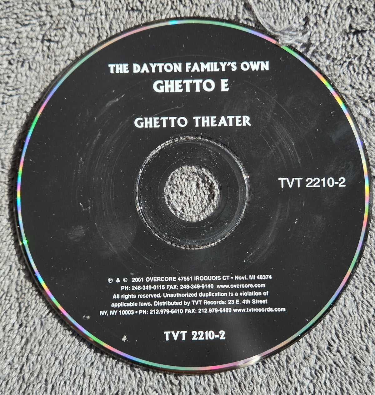 GHETTO-E GHETTO THEATER CD
