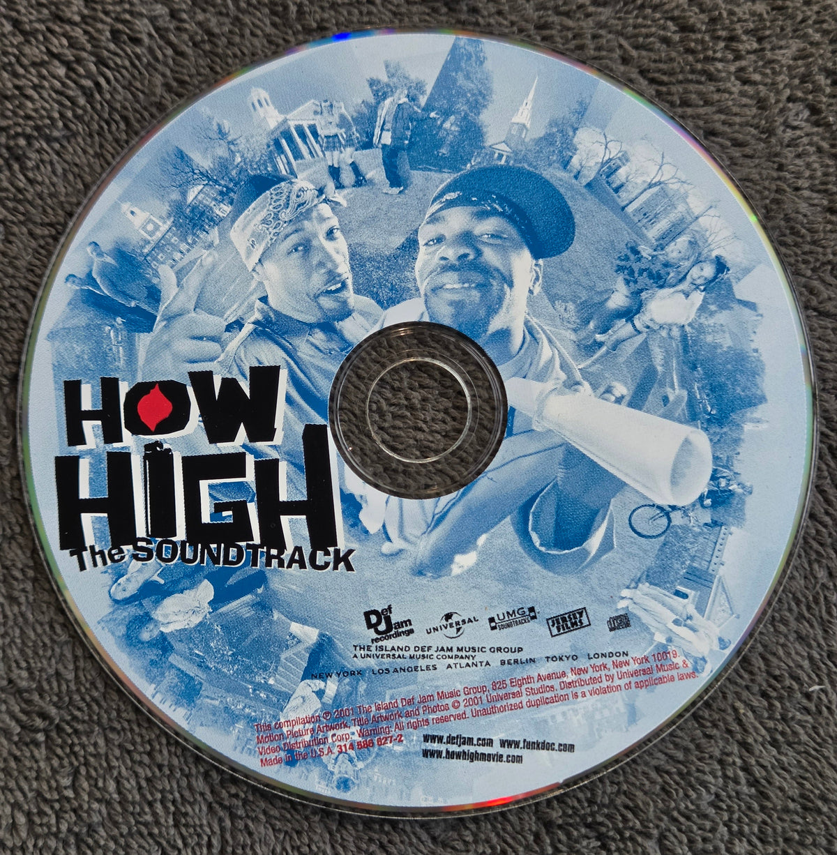 METHOD MAN AND REDMAN HOW HIGH THE SOUNDTRACK CD