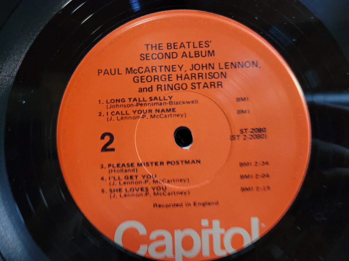 BEATLES SECOND ALBUM ORANGE CAPITOL