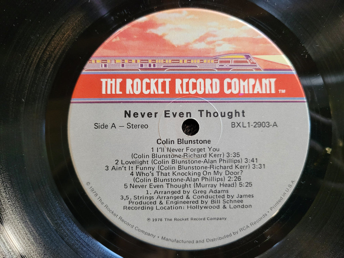 COLIN BLUNSTONE NEVER EVEN THOUGHT AUTOGRAPHED