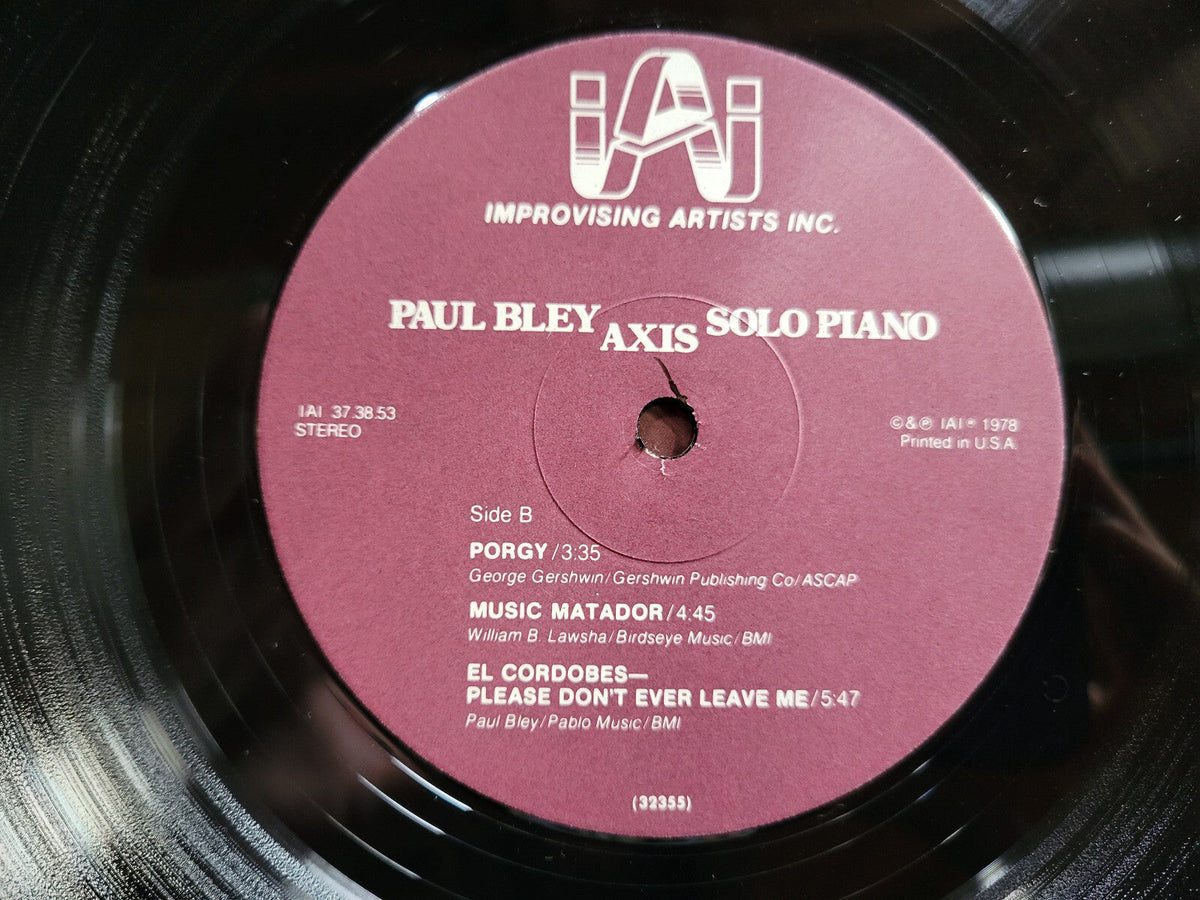 PAUL BLEY AXIS