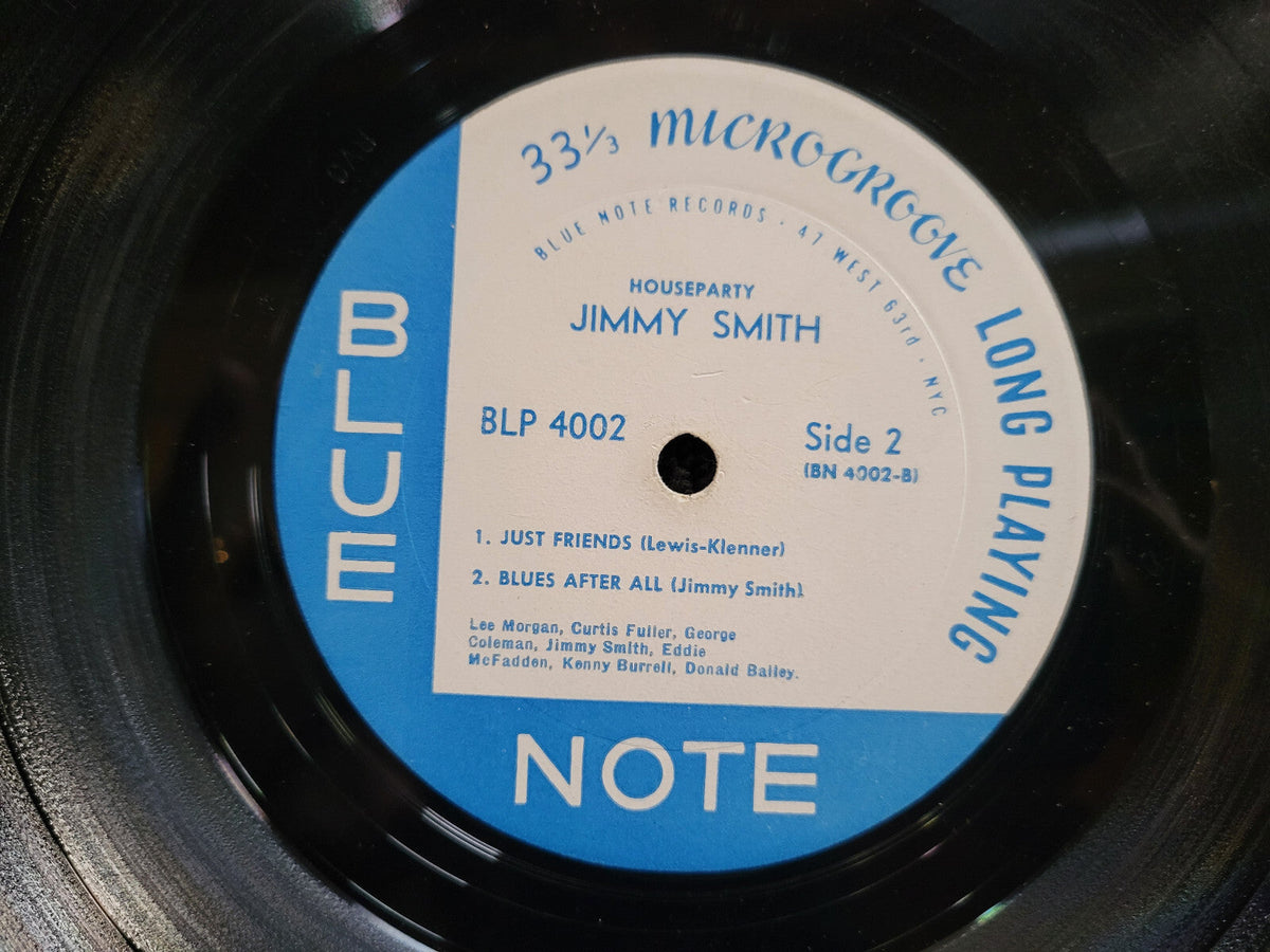JIMMY SMITH HOUSE PARTY BLP 4002 47 WEST 63RD BLUE NOTE
