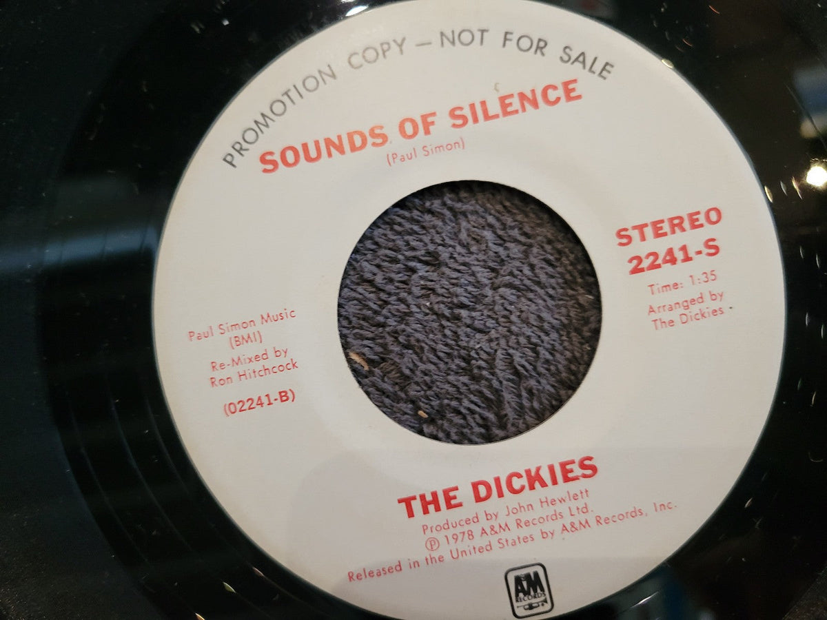 DICKIES BANANA SPLITS WHITE LABEL PROMO SOUNDS OF SILENCE WLP A&M 2241-S