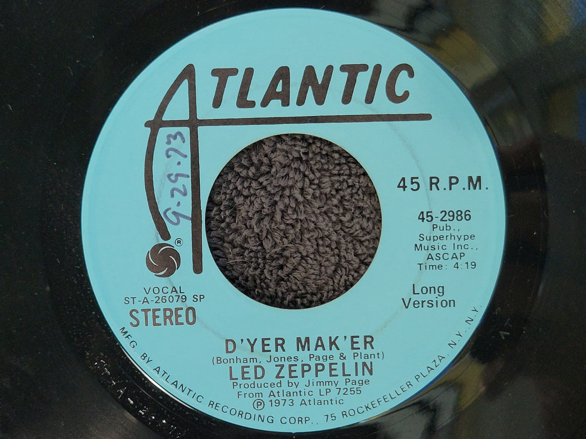 LED ZEPPELIN DYER MAKER LONG VERSION BOTH SIDES PROMO