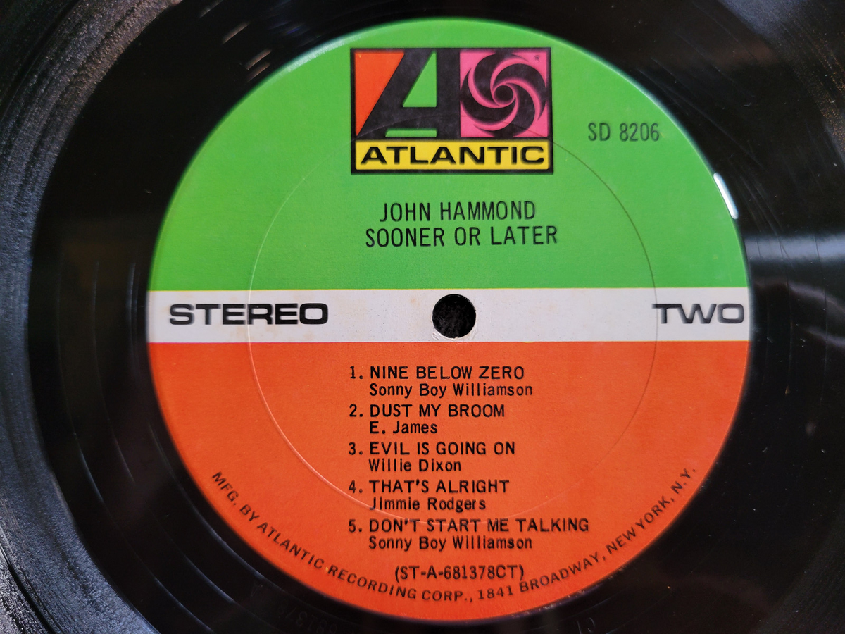 JOHN HAMMOND SOONER OR LATER
