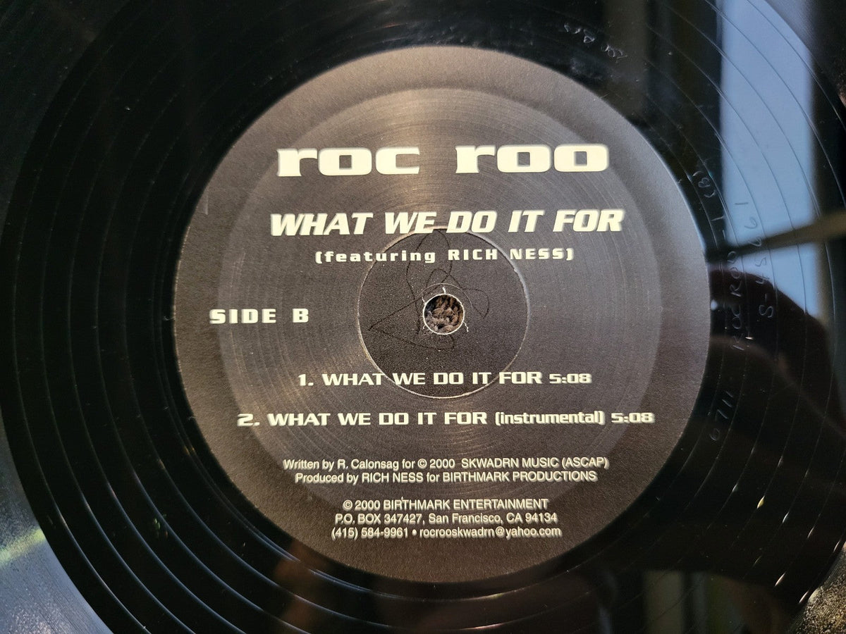 ROC ROO ONE TIME WHAT WE DO IT FOR FAIR X CHANGE