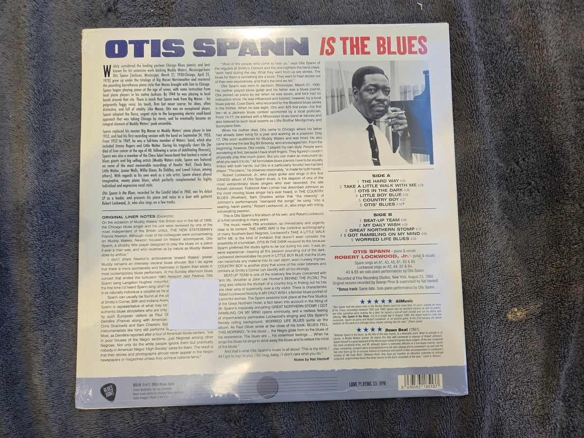 OTIS SPANN IS THE BLUES NEW SEALED 180G IMPORT EU