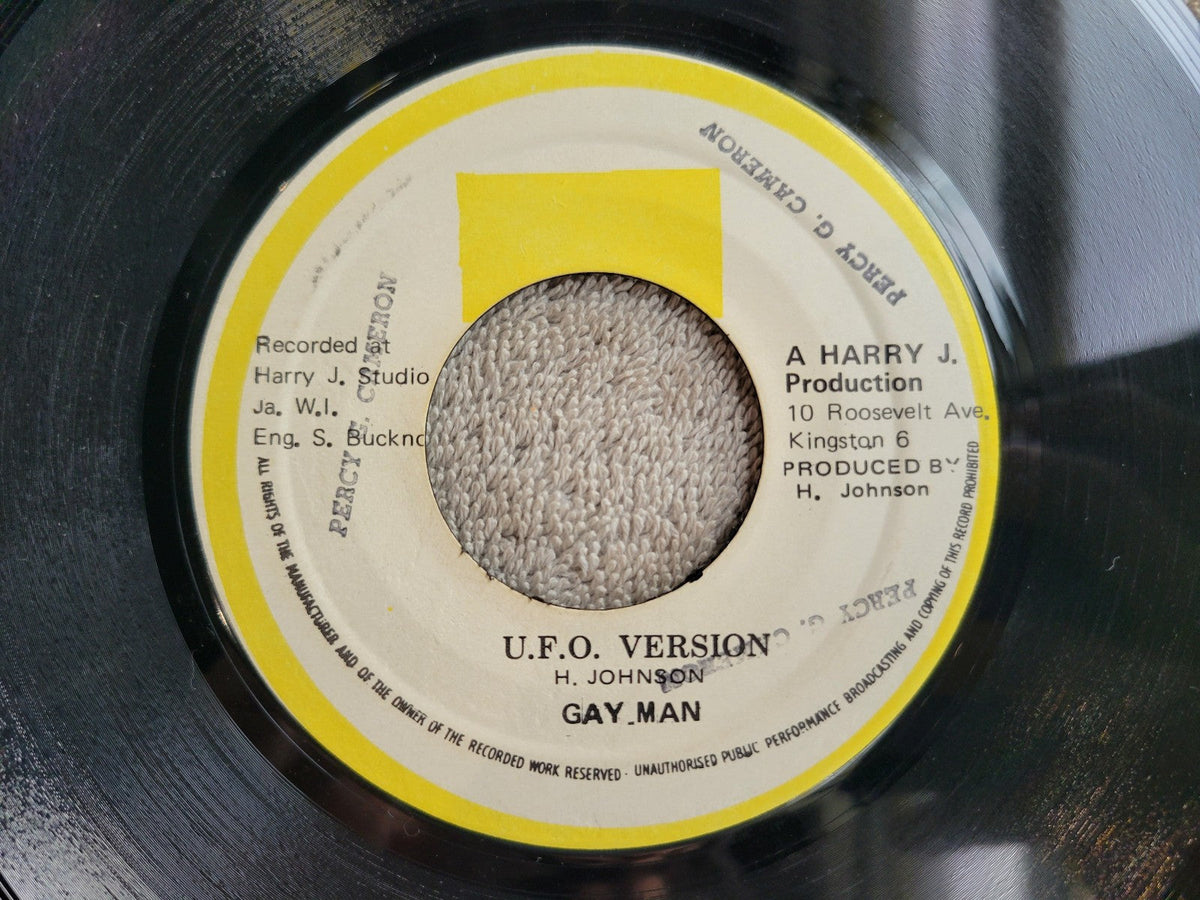 GAY MAN UFO WHITE LABEL PROMO JAMAICA REGGAE IMPORT