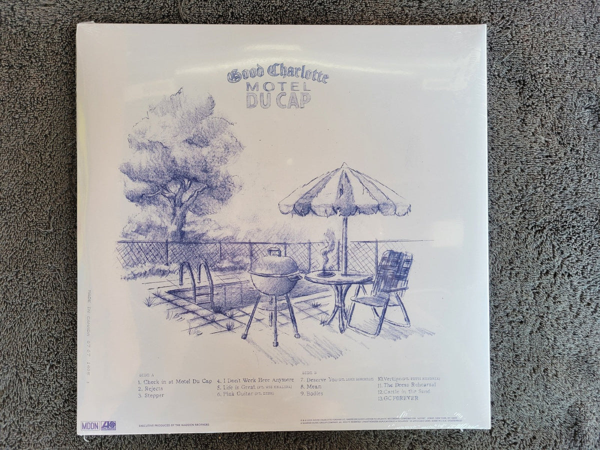 GOOD CHARLOTTE MOTEL DU CAP DUSK BLUE VINYL NEW SEALED