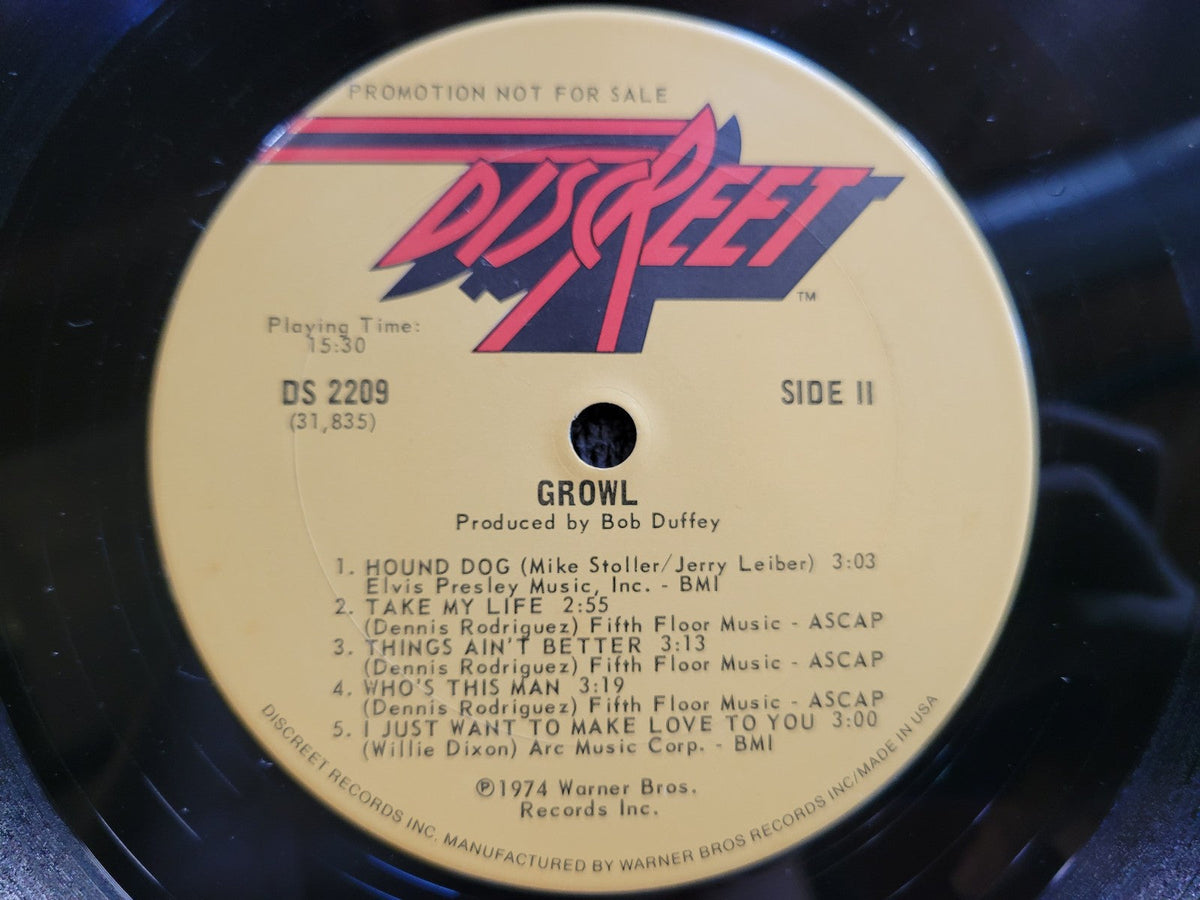 GROWL S/T