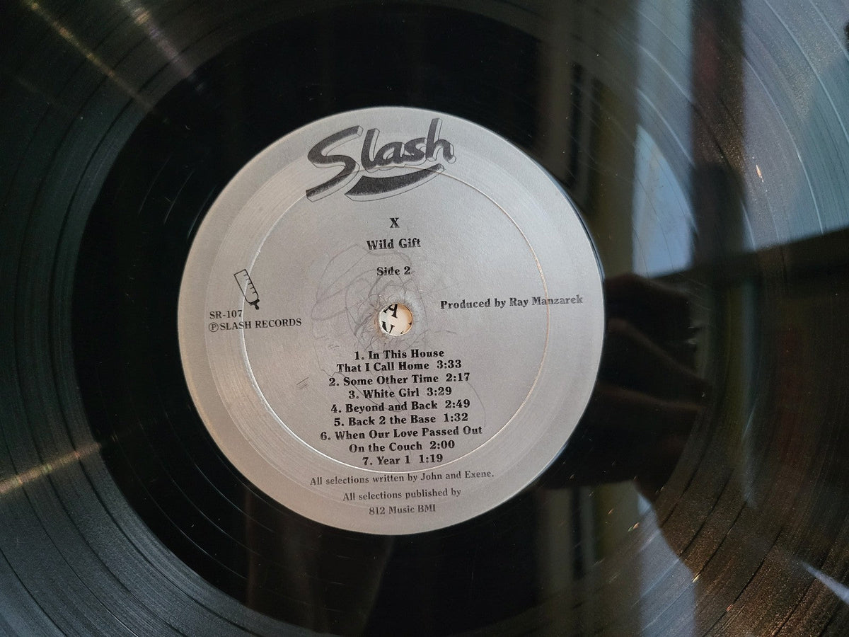 X WILD GIFT FIRST PRESSING SLASH RECORDS