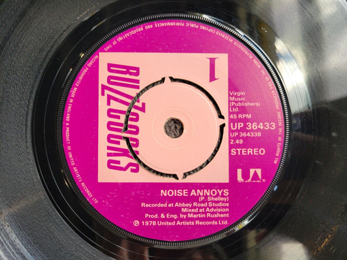 BUZZCOCKS LOVE YOU MORE NOISE ANNOYS UK IMP PS 7"