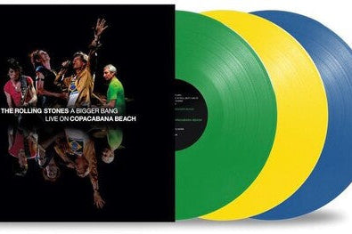 Rolling Stones-Copacabana A BIGGER BANG LIVE ON COPACABANA BEACH 3X180 GRAM / GREEN YELLOW BLUE