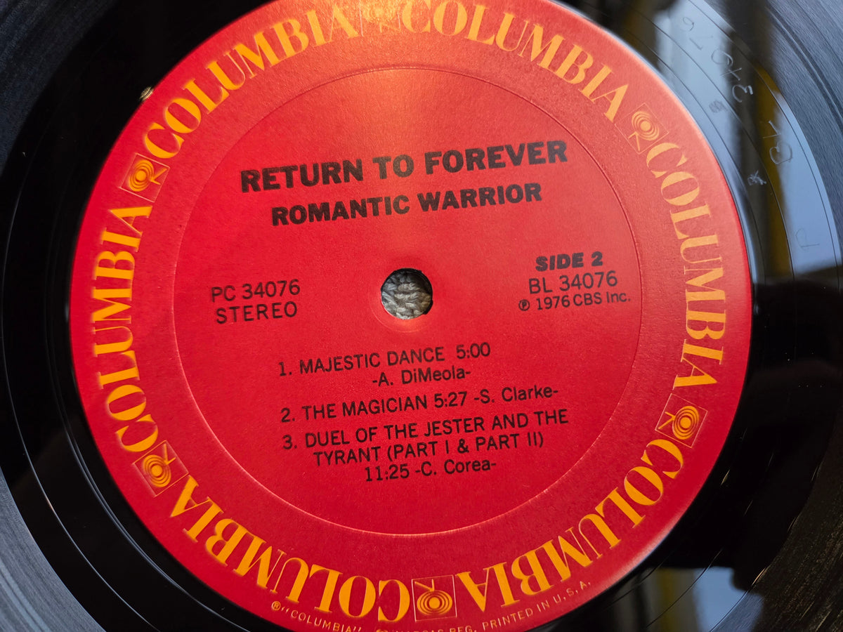 RETURN TO FOREVER ROMANTIC WARRIOR