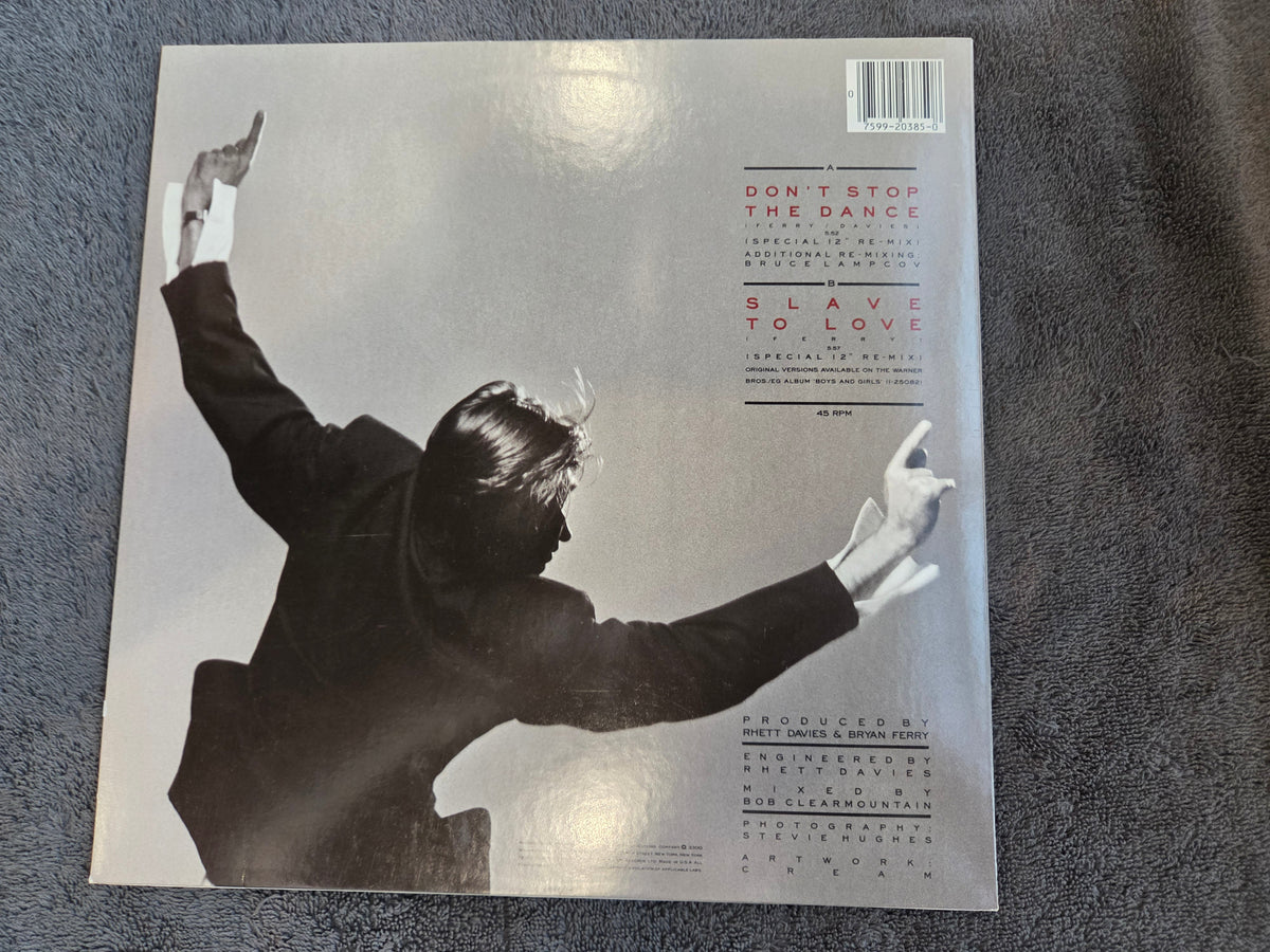 BRYAN FERRY DONT STOP THE DANCE 12"
