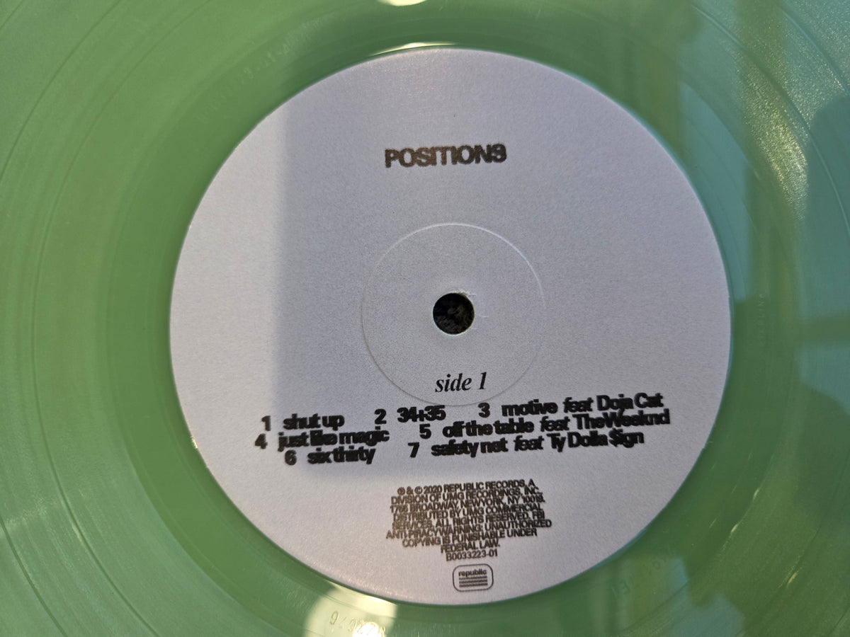 ARIANA GRANDE POSITIONS GREEN TRANSLUCENT