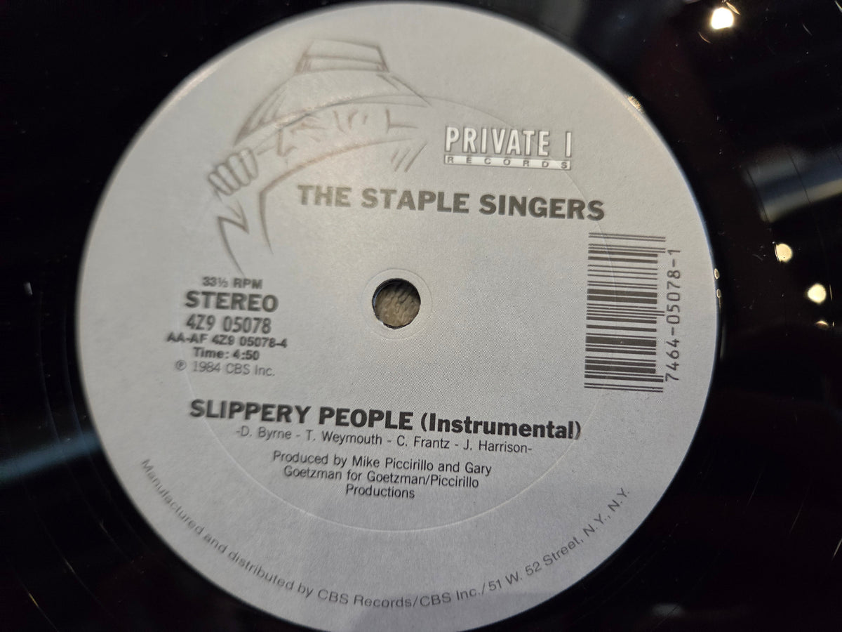 STAPLE SINGERS SLIPPERY PEOPLE 12"