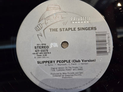 STAPLE SINGERS SLIPPERY PEOPLE 12"