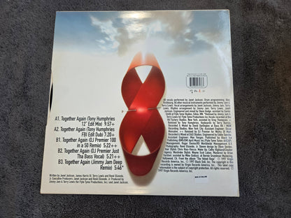 JANET JACKSON TOGETHER AGAIN 12" IMP UK