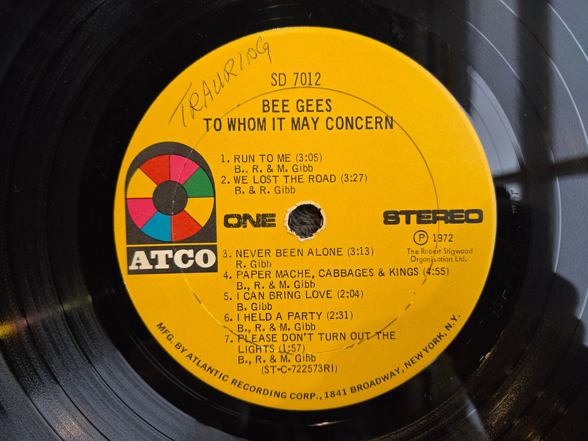 BEE GEES TO WHOM IT MAY CONCERN POP UP