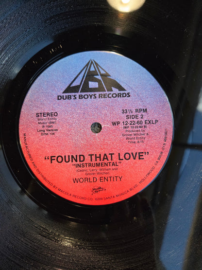WORLD ENTITY FOUND THAT LOVE